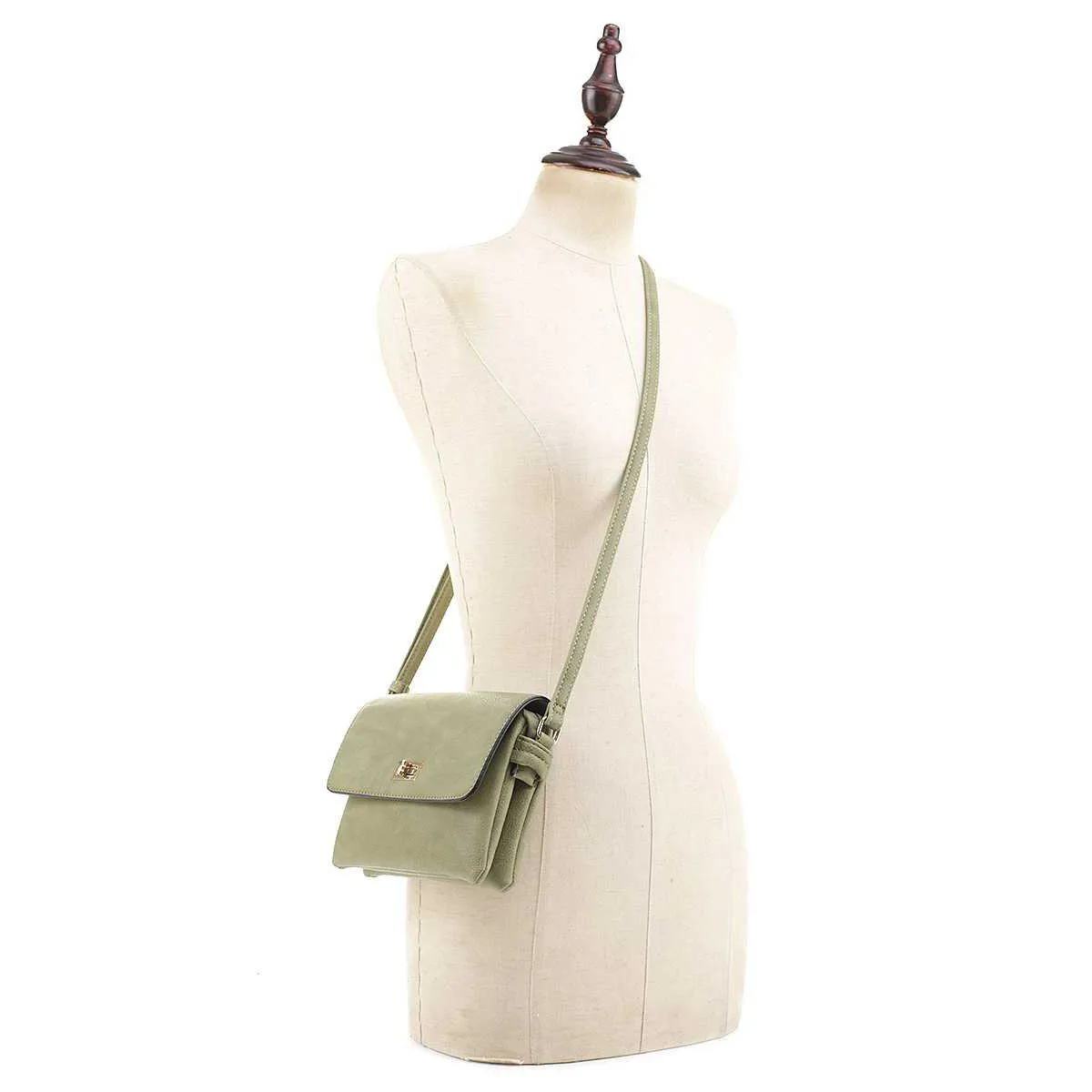 Smooth Colored Crossbody Bag