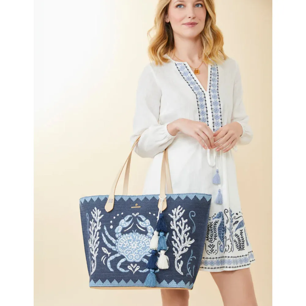 Spartina Fiesta Tote - Hamilton Crab