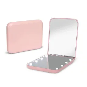 Spring Pocket Mirror, 1X/3X Magnification LED