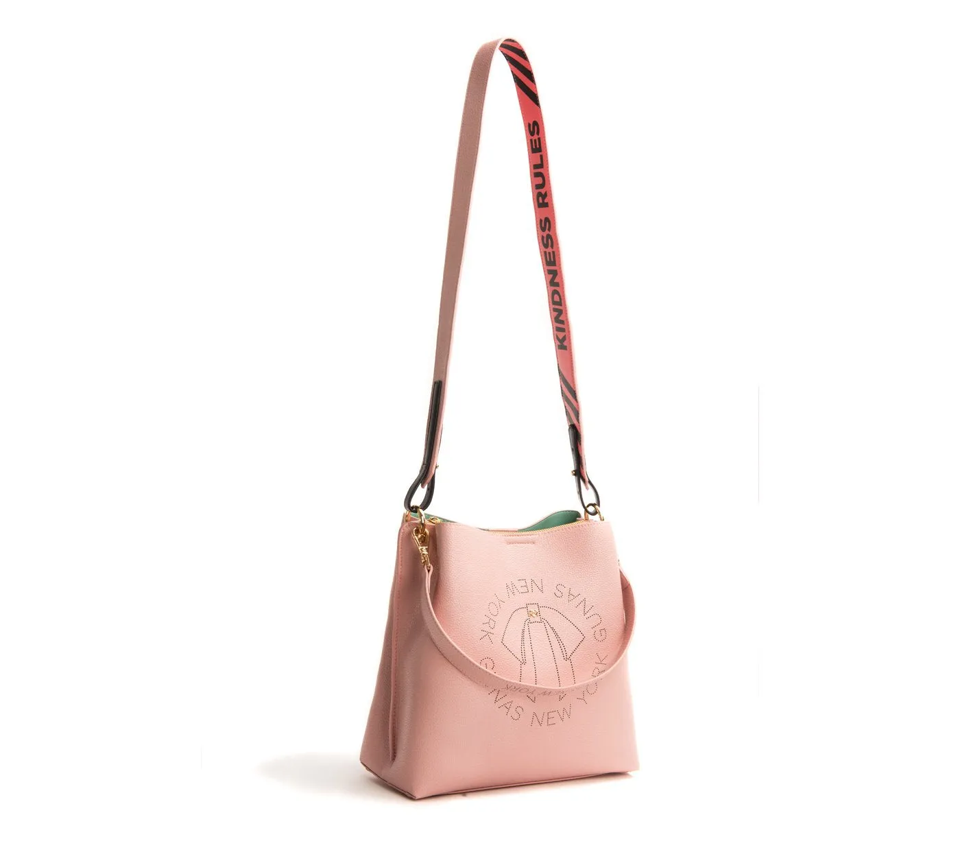 Tabitha Bucket Bag Blush