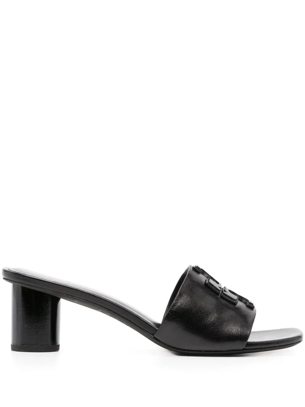 TORY BURCH INES HEEL SANDAL IN BLACK