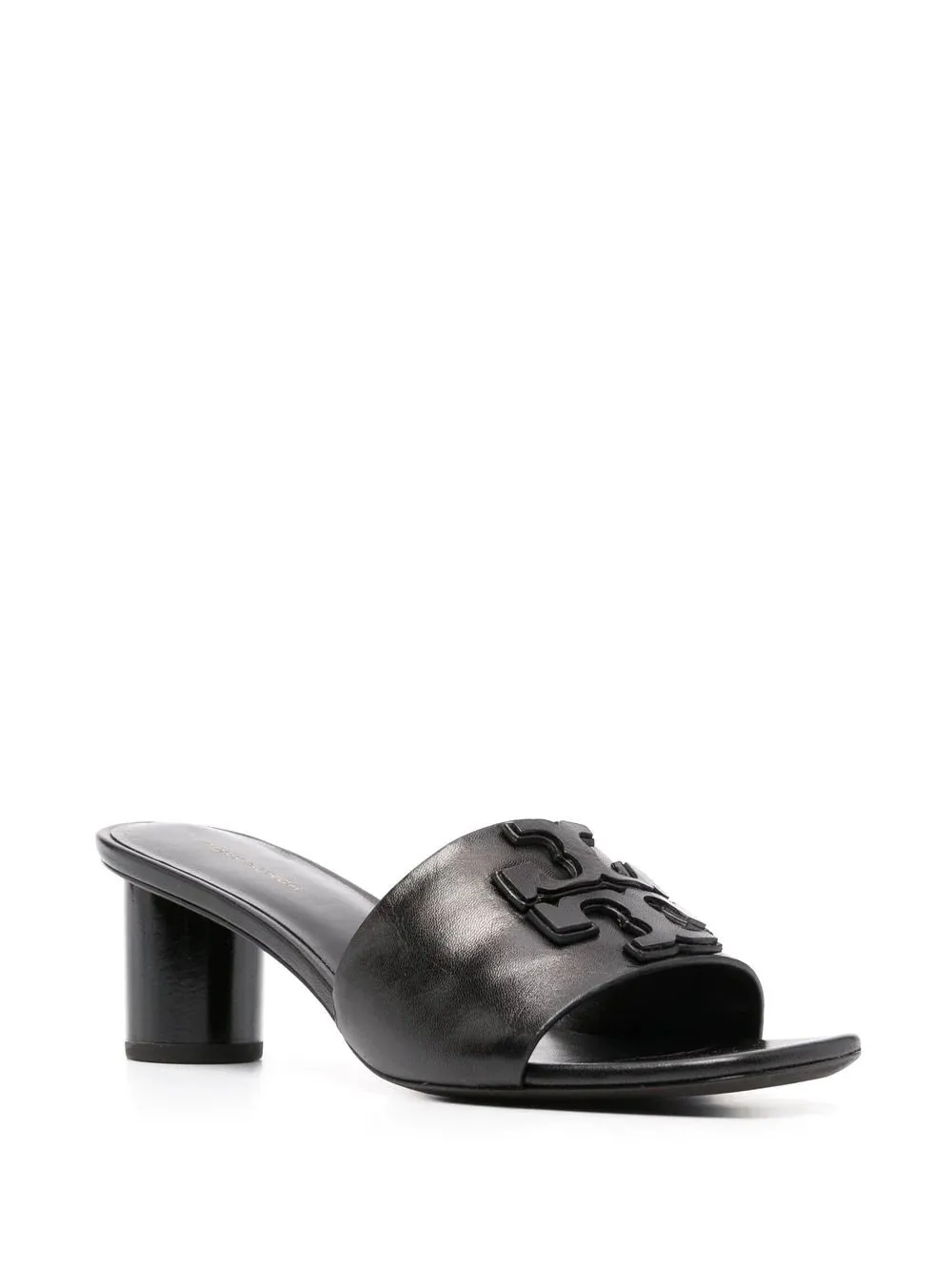 TORY BURCH INES HEEL SANDAL IN BLACK