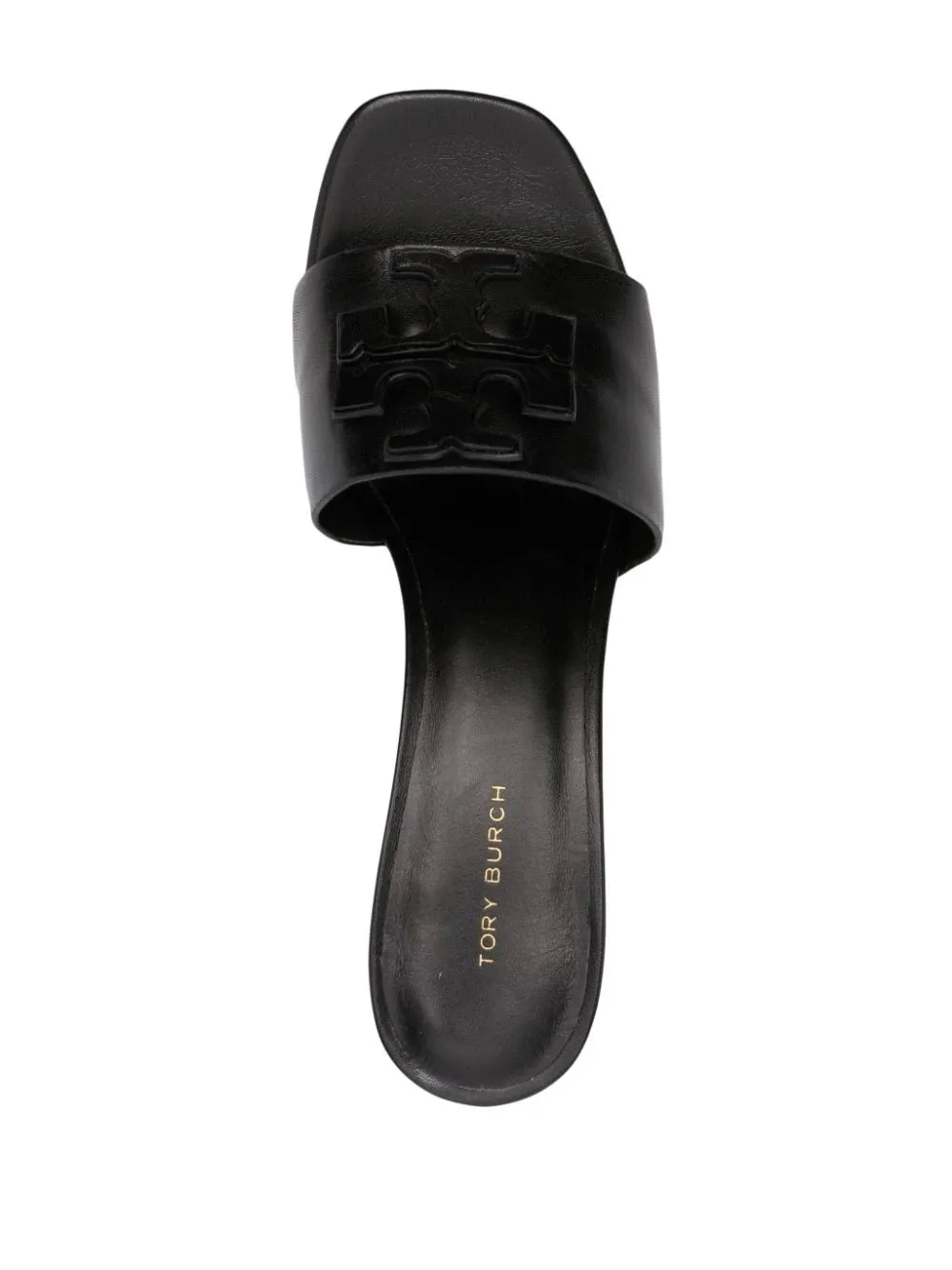 TORY BURCH INES HEEL SANDAL IN BLACK