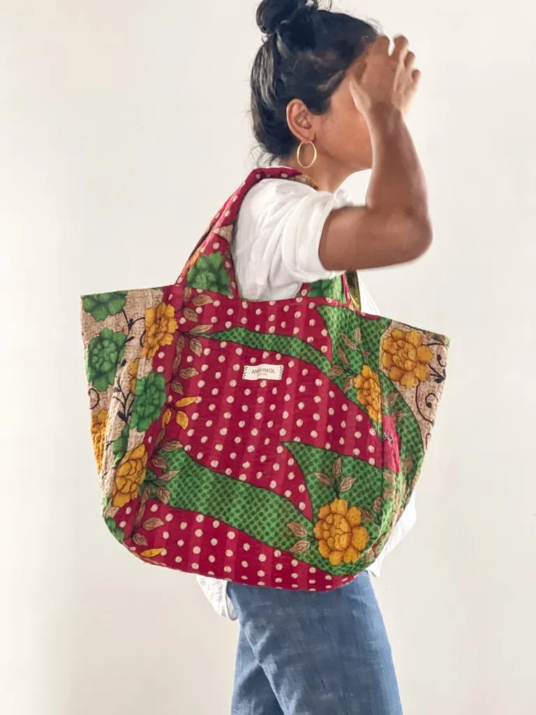 Vintage Kantha  Summer Tote