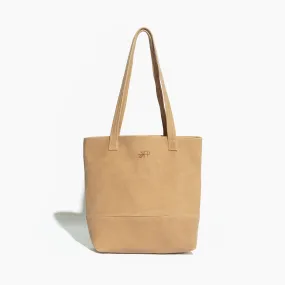 Weathered Brown Leather Tote